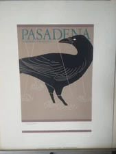 vintage 1982 PASADENA SYMPHONY ORCHESTRA screen print art