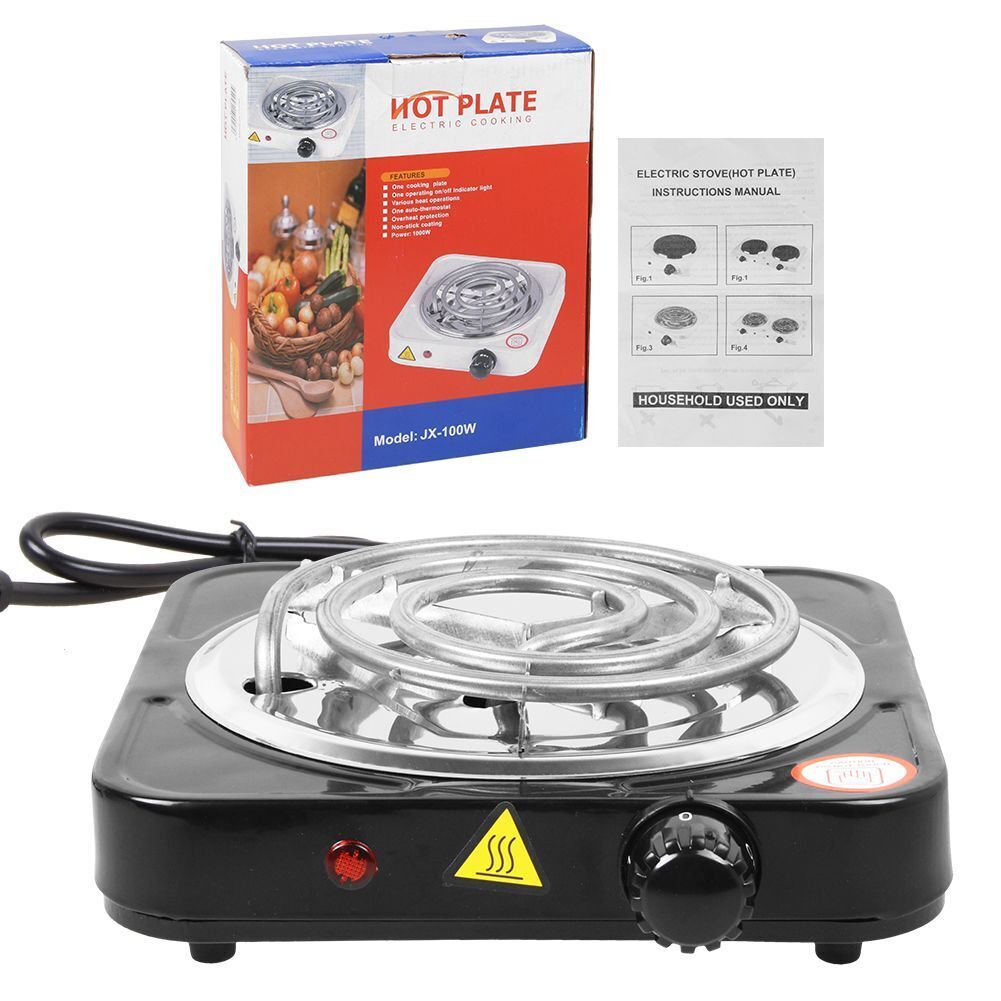 Electric Camping Double Single Burner Hot Plate Heating Cooking Stove Dorm  Cook