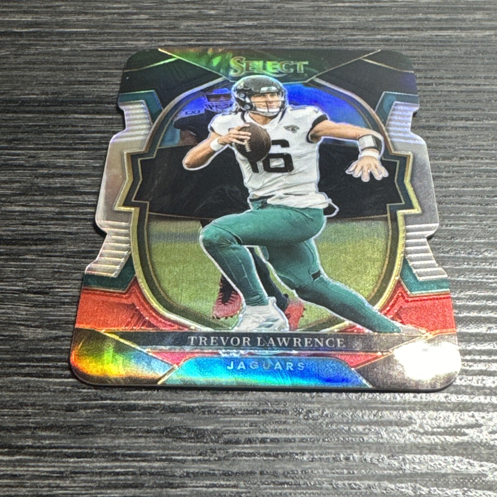 2022 Select-Trevor Lawrence-Concourse Level Red And Black Die Cut-SP-Jax Jaguars