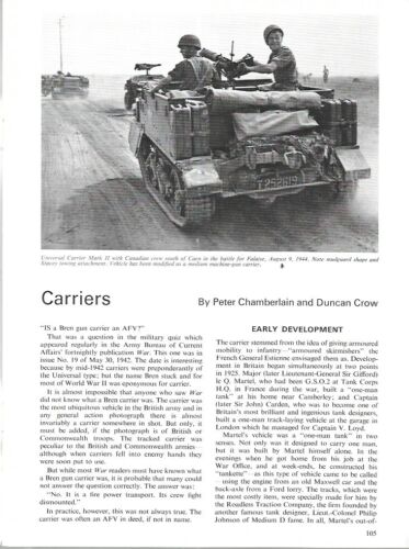 Perfil AFV Magazine #14 Portadores Pistola Bren Avispa Ronson T16 Loyd Oxford - Imagen 2 de 4