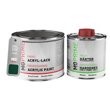 RAL 6005 Vert mousse Peinture acrylique mate Pot de 0,75 litre durcisseur