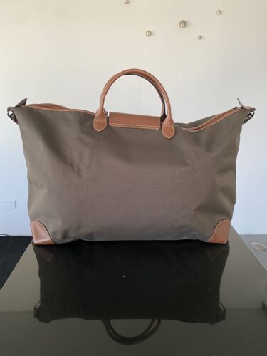 Longchamp Boxford XL Gym Unisex Bag Leather Trim Luggage Bag - Picture 7 of 22