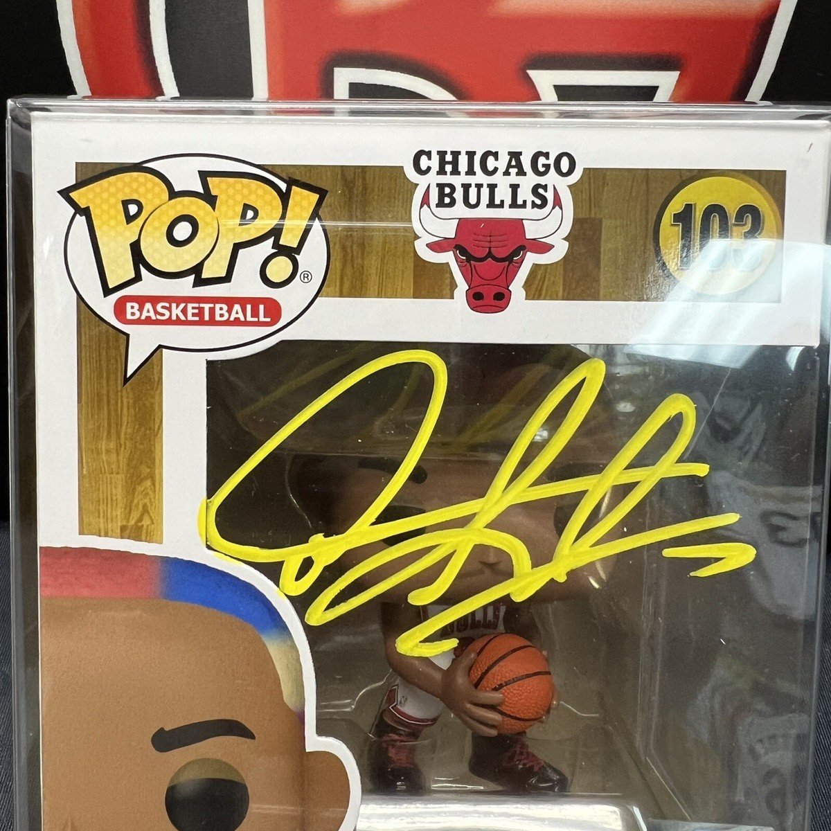 Dennis Rodman Autographed Chicago Bulls Funko Pop Signed