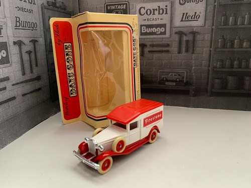 🚐 RARE UK TOYS Vintage LLEDO DAYS GONE 📦 Boxed 1931–1936 PACKARD VAN FIRESTONE - Picture 11 of 12