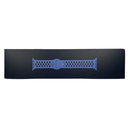 Apple iWatch 38mm 40mm 41mm 3 4 5 6 7 8 9 SE Nike Sport Band - Royal Pulse Black