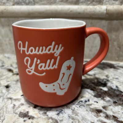 Howdy Y all Opal House Stoneware Mug Cowgirl 