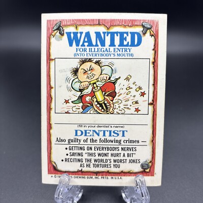 1986 Topps Garbage Pail Kids Didi T. R37488 **READ DESCRIPTION