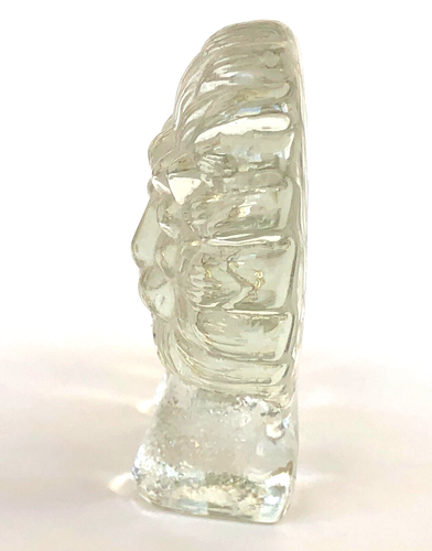 Kosta Boda Lion Paperweight Crystal Bertil Vallien Boda Zoo Series Vintage 1975 - Picture 11 of 12