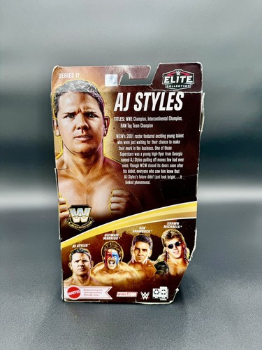WWE Wrestling Legends Elite Series 17 AJ Styles Figure New in Box - Picture 2 of 4