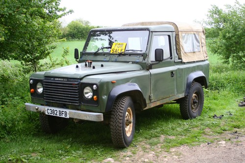 1986 LAND ROVER LR 90 4C REG BLUE