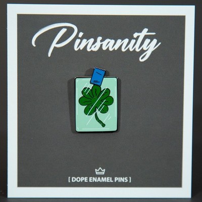7 Leaf Clover Premium Pin - Fast Shipping from USA - Brooch - Phillip Futurama