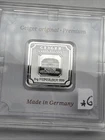 Silver 5 Gram Geiger Bar In Sealed Assay Germany Premium Original .999 Fine