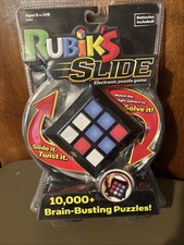 Rubiks Cube Slide Electronic Puzzle Game Brain Busting NIP