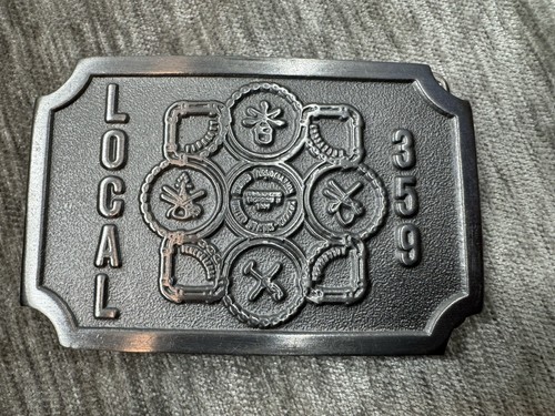 Local 359 UA Plumbers and Pipefitters Belt Buckle Union AFL CIO Phoenix Canada - Picture 3 of 8
