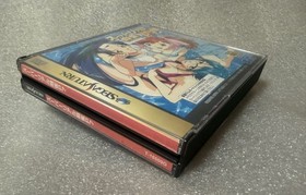 Sega Saturn Super Real Mahjong P7 SS Soft Seta Bonus Bag with Postcard