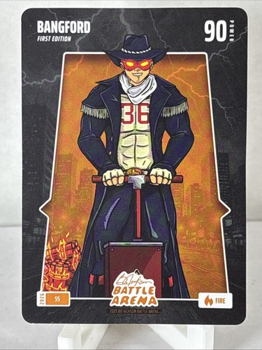 2026 Bo Jackson Battle Arena Fire #55 Bangford Wyatt Langford First Edition