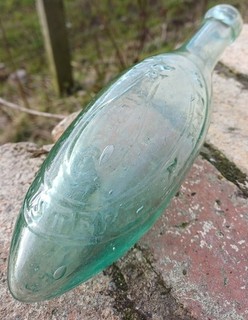 1870s Hamilton Bottle Strawson Practical Chemist Liverpool Pictorial Hamilton