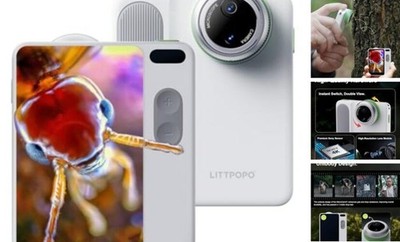 MicroCam X1 4K Digital Camera with 400X Microscope, True 4K Footage, 64GB