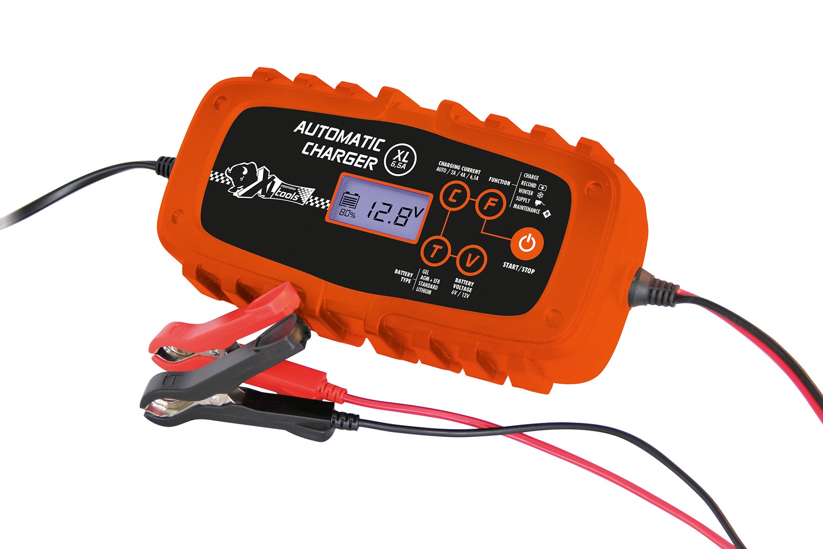 Chargeur batterie automatique XLPT 6/12V pour l'hivernage de moto et voiture
