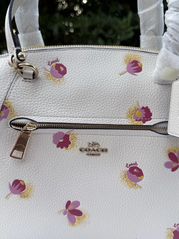 Bolso Bandolera Coach Cuero Mediano Cartera Pop Floral Pradera Foto 3 de 4