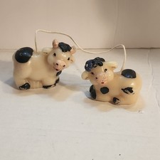 Vintage Cow Candles