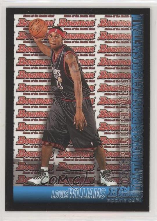 2005-06 Bowman Draft Lou Williams Louis Williams #135 Rookie RC 8sr
