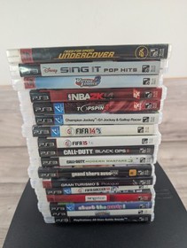 Sony PlayStation 3 Charcoal Black Console 320 GB CECH-2501B + 17 GAMES