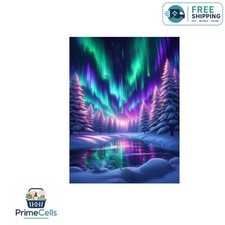 Explore Creativity with 12x16 Northern Lights Diamond Art Kit for Home Decor