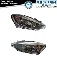 Headlight Assembly Set Fits 13-15 BMW 320i 12-15 328i 335i 13-14 ActiveHybrid 3