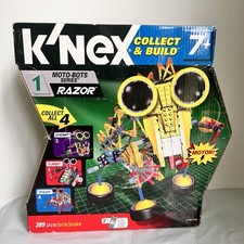 K'NEX Moto-Bots Series Razor #12152 Released 2009 New Complete Damaged Box