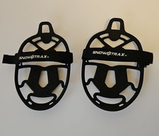 Snow Trax Adjustable Straps Ice Cleats Black Size Small Medium S/M