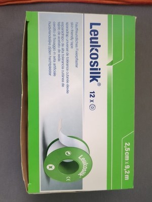 Leukosilk Rollenpflaster ohne Schutzring 9,2m x 2,50cm 12 Rollen (BSN0956700)