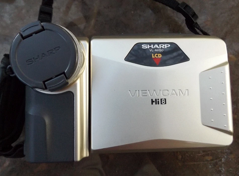Sharp Viewcam VL-AH50U Hi-8 Analog Camcorder (Untested) W /BATTERY AS IS PARTS R - Image 2 of 4