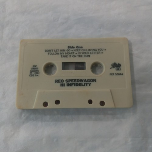 REO Speedwagon Hi Infidelity Cassette Tape 1980 Epic Records - Picture 4 of 5