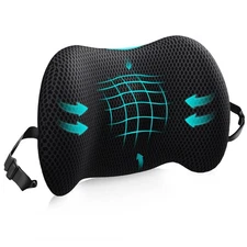 Lumbar Support Pillow for Office Chair, Car Lumbar Pillow Lower Back Pain Rel...