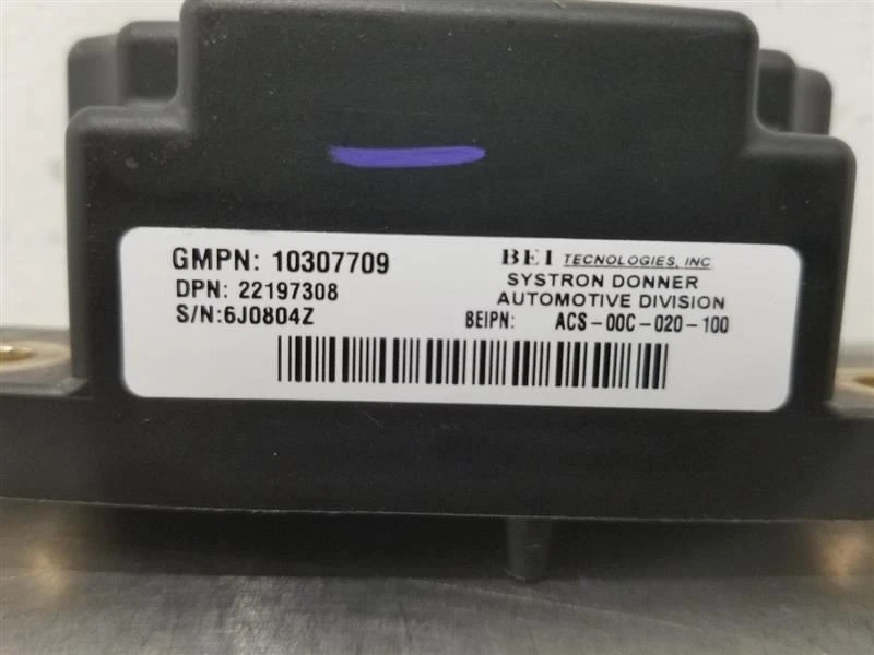 07 SENSOR DE VELOCIDAD DE GUIÑADA ESTABILIDAD CHEVY CORVETTE C6 10307709 Foto 3 de 4