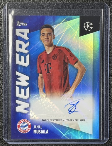 Jamal Musiala 2024-25 Topps UEFA CLUB COMPETITIONS #NEA-JM NEW ERA AUTO