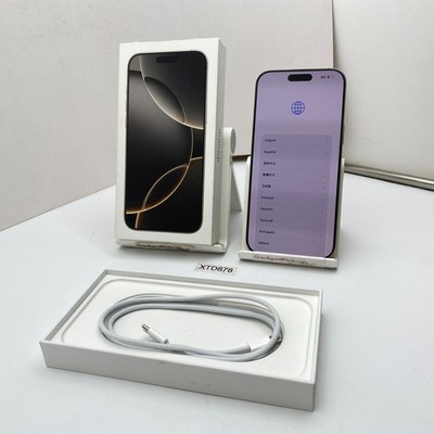 Apple iPhone 16 Pro Max - 512GB - Natural Titanium (Unlocked) - Open Box