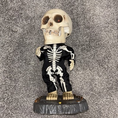 Big Head Dancing Skeleton 17'' working. Plays Superfreak.