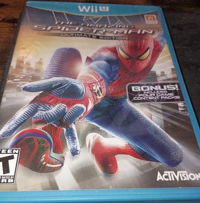 The Amazing Spider-Man -- Ultimate Edition (Nintendo Wii U, 2013) Cracked Disc