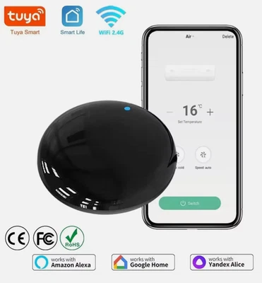 Tuya WiFi IR-Fernbedienung Smart Universal für TVKlimaanlage Alexa-Fernbedienung