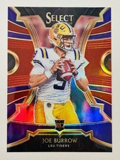 🔥 Joe Burrow 2020 Select Draft #3 Rookie Red Prizm RC LSU Cincinnati Bengals🔥