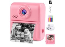 Instant Print Camera for Kids, 1080P Digital Camera 32GB Card for Grandchildren