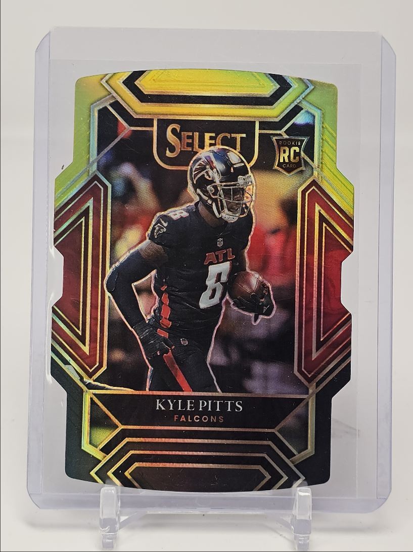 KYLE PITTS 2021 SELECT CLUB LEVEL ROOKIE BLACK GOLD PRIZM DIE CUT RC Q6081