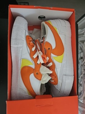 Nike Blazer Low Sacai KAWS Orange Magma Orange  size 10