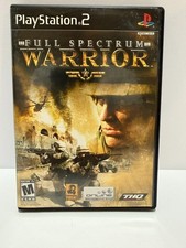 Full Spectrum Warrior (Sony PlayStation 2, PS2) – Tested - Complete with Manual