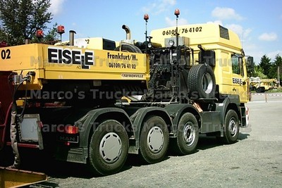 LKW Foto MAN Schwerlast Zugmaschine Deutschland gelb EISELE #n1rh