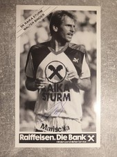 AK with original AG Walter Binder AUT football 1st Intertoto Cup 82-team Admira/Wacker