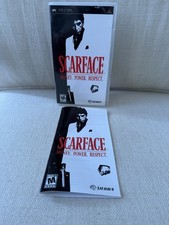 *CASE & MANUAL ONLY* Scarface: Money. Power. Respect. Sony PSP, 2006! Scar Face