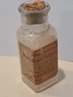 Vintage MORPHINE Glass Pharmacy Dispensing Bottle 100 Tablets Pills Medicine